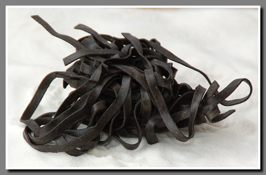 Tagliatelle al nero di seppia